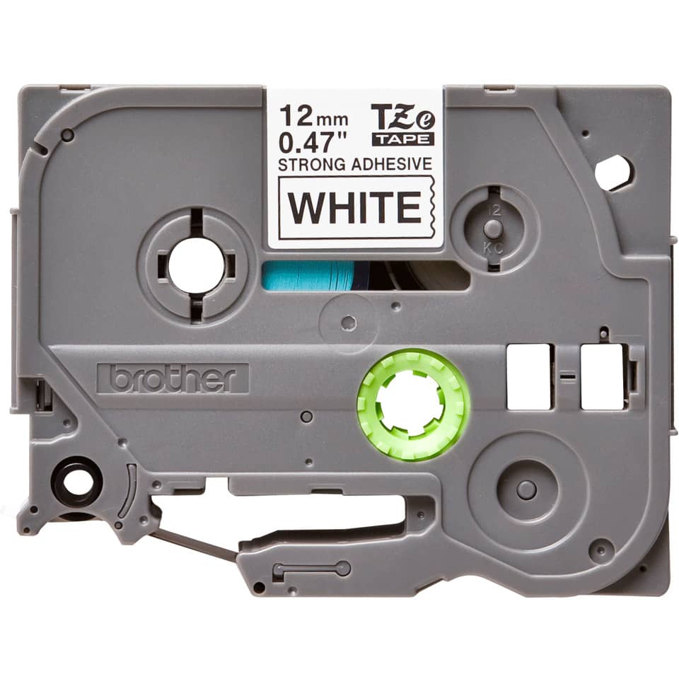 Kassette, Tape, Whiteband, 12mm, Brother