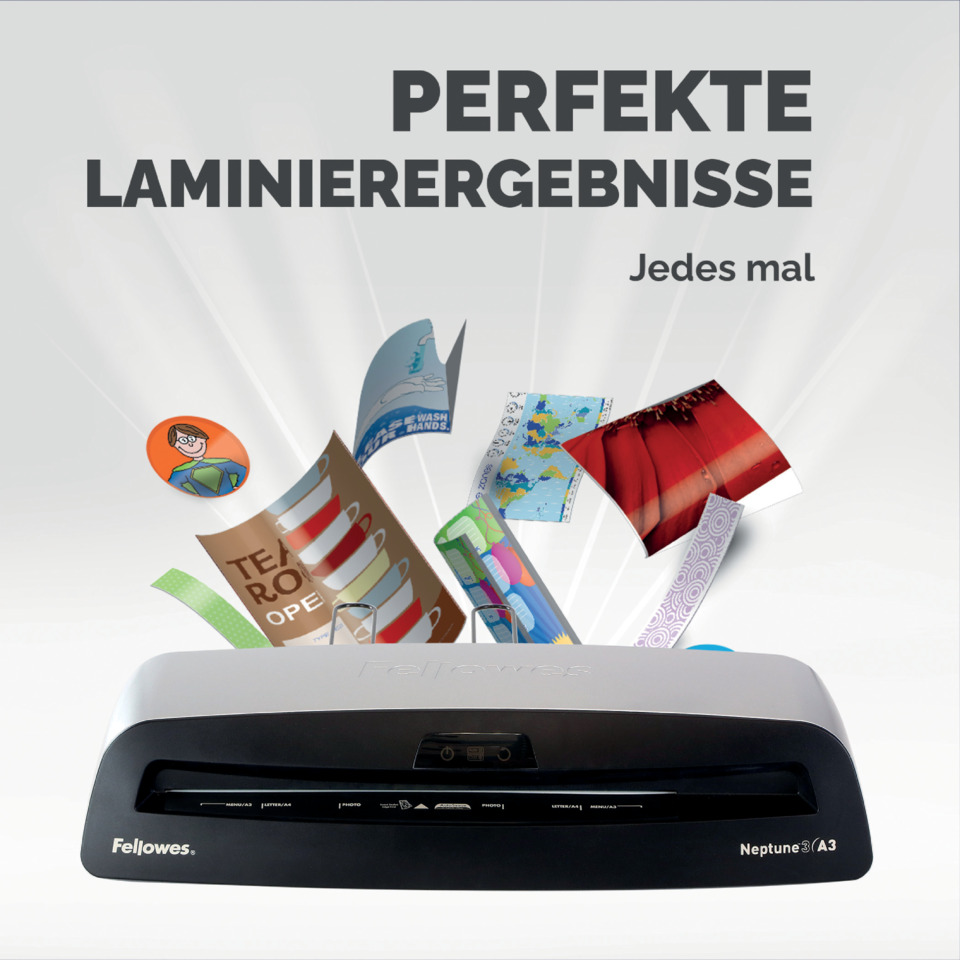  Laminierer, Schublade, Fellowes, Neptune3, Bürogerät