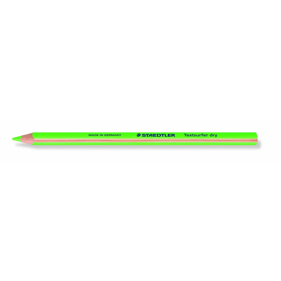 Textsurfer, Text pencil, Highlighter pencil, Neon green, Staedtler