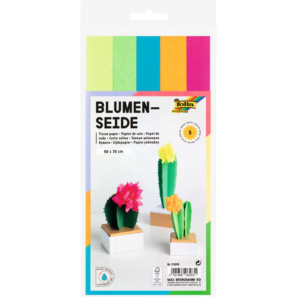 Tyndt Papier, Farbpapier, Dekorationspapier, Klebepapier, Papierblumen