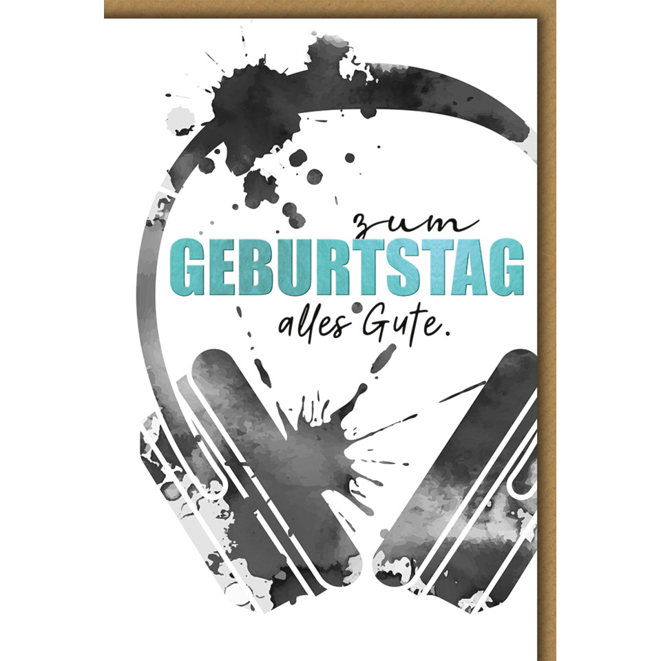 geburtstag, karte, halterung, schwarz-weiß, äußere gestaltung