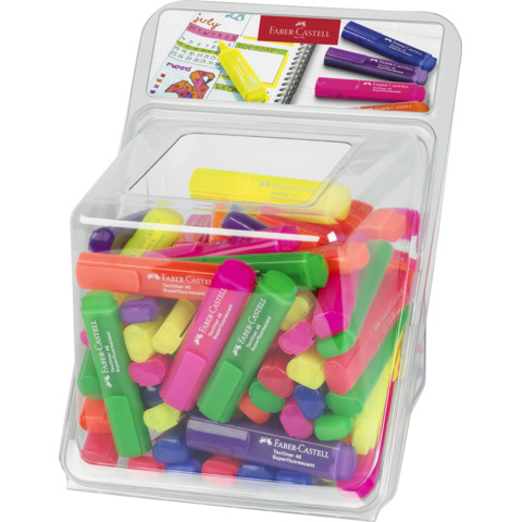 Textmarker Superfluo Neon sortiert FABER CASTELL 254653