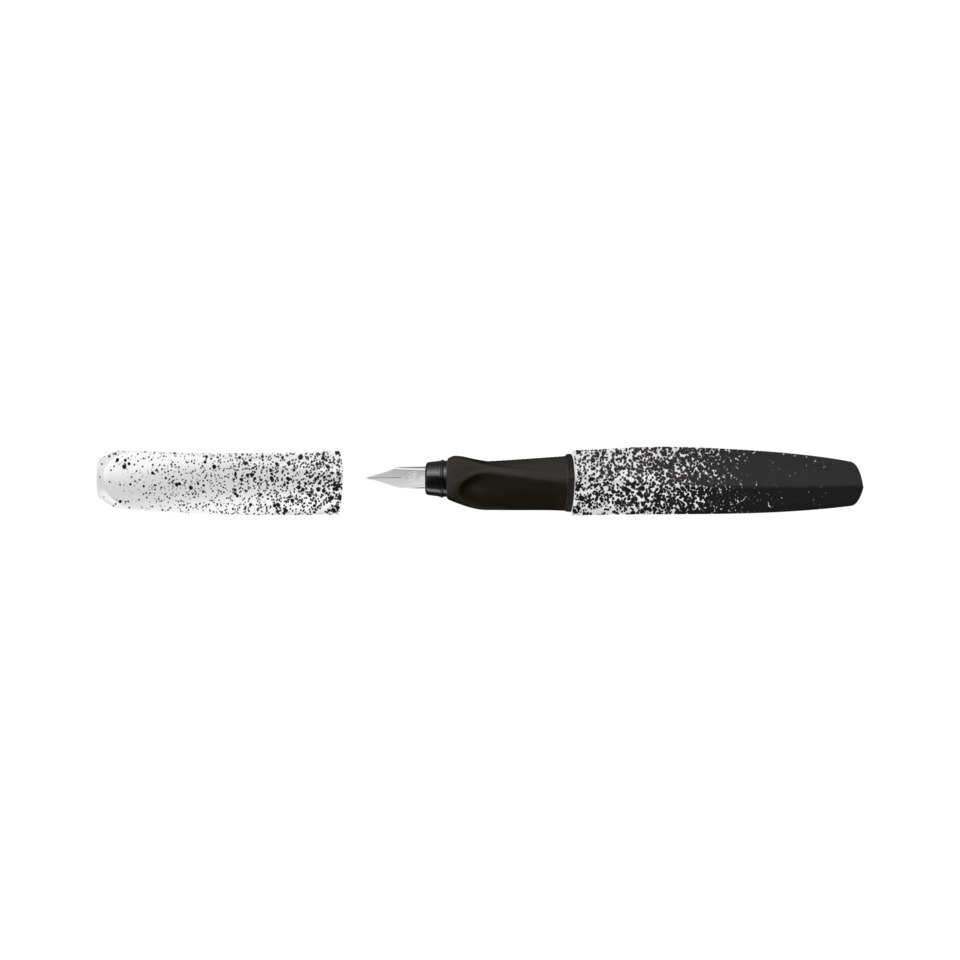 Fountain pen, Nib, Kappe, Schwarz-weiß Flecken, Griff