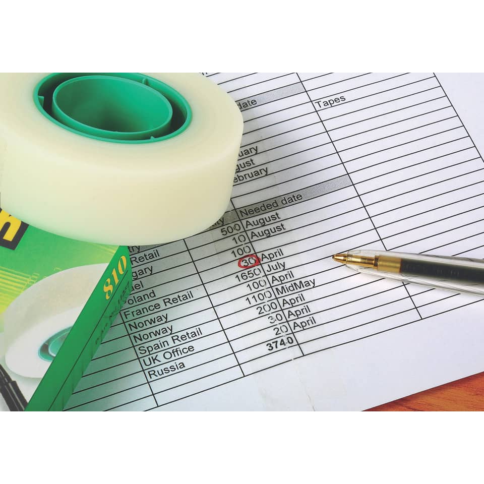 Tape, Klebeband, Rollenklebeband, Tagesplan, Dokumentenvorbereitung