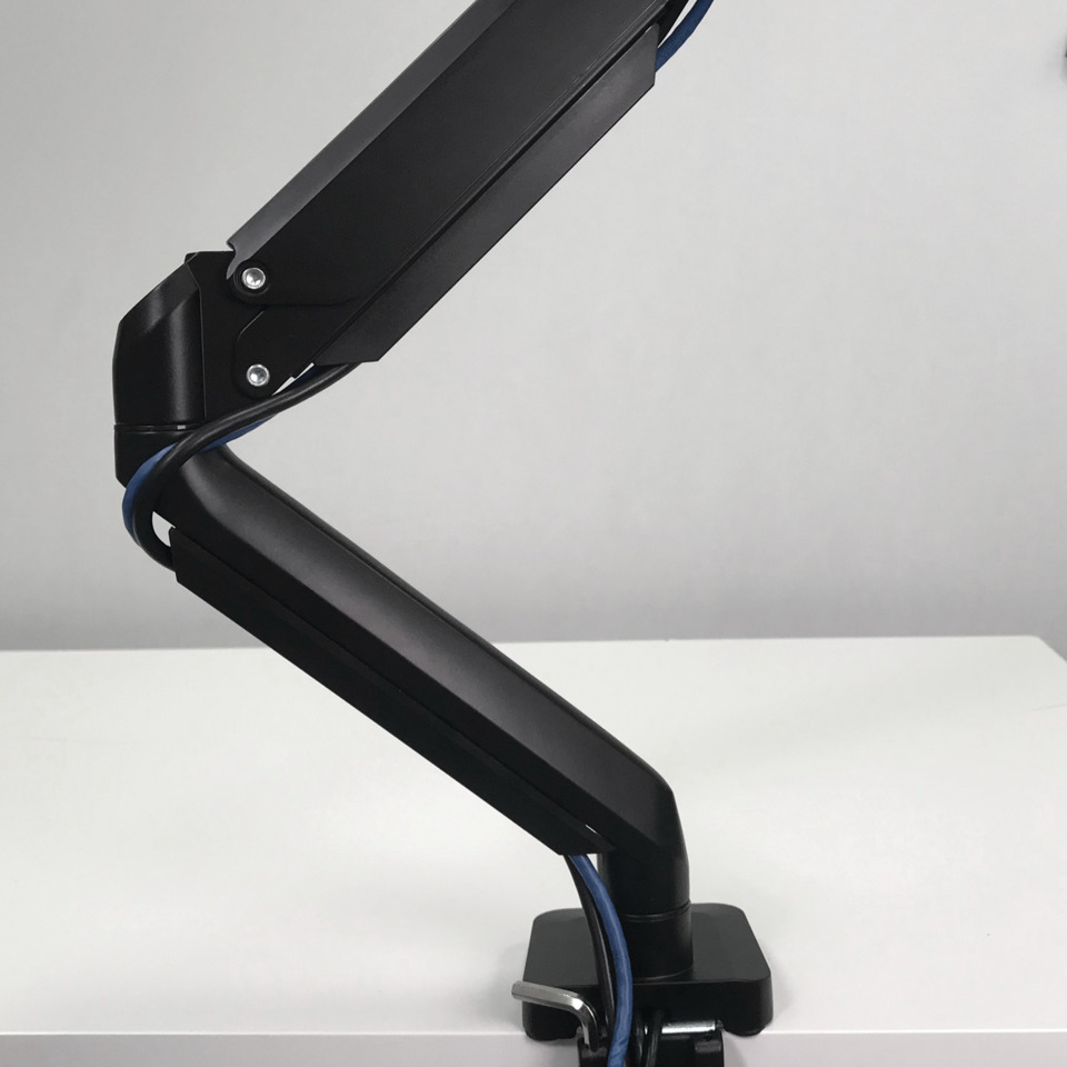schreibtischlampe, tischlampe, armleuchte, metallic, verstellbar, Schreibtischlampe, Klemmleuchte, Schwenkarm, LED-Leuchte, Dreh-Arm-Lampe