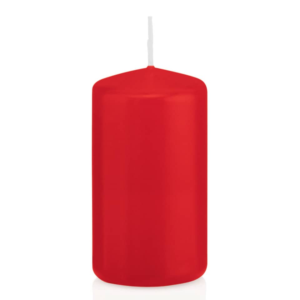 Küchenkerze, Stumpenkerze, roter Kerzen, große Kerze, einflammbarer Kerzenkörper