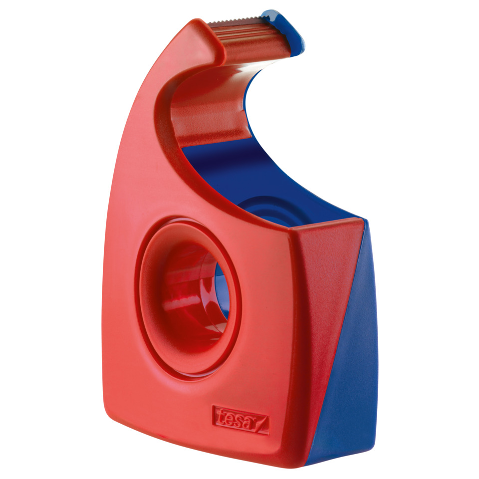 Linealmesser, Kunststoff, Rot-Blau, Schneidemesser, Schäler-Griff