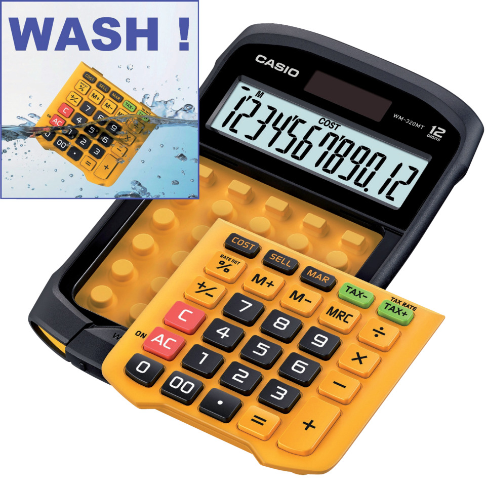 Rechner, Taschenrechner, Gelb, Tasten, Anzeige