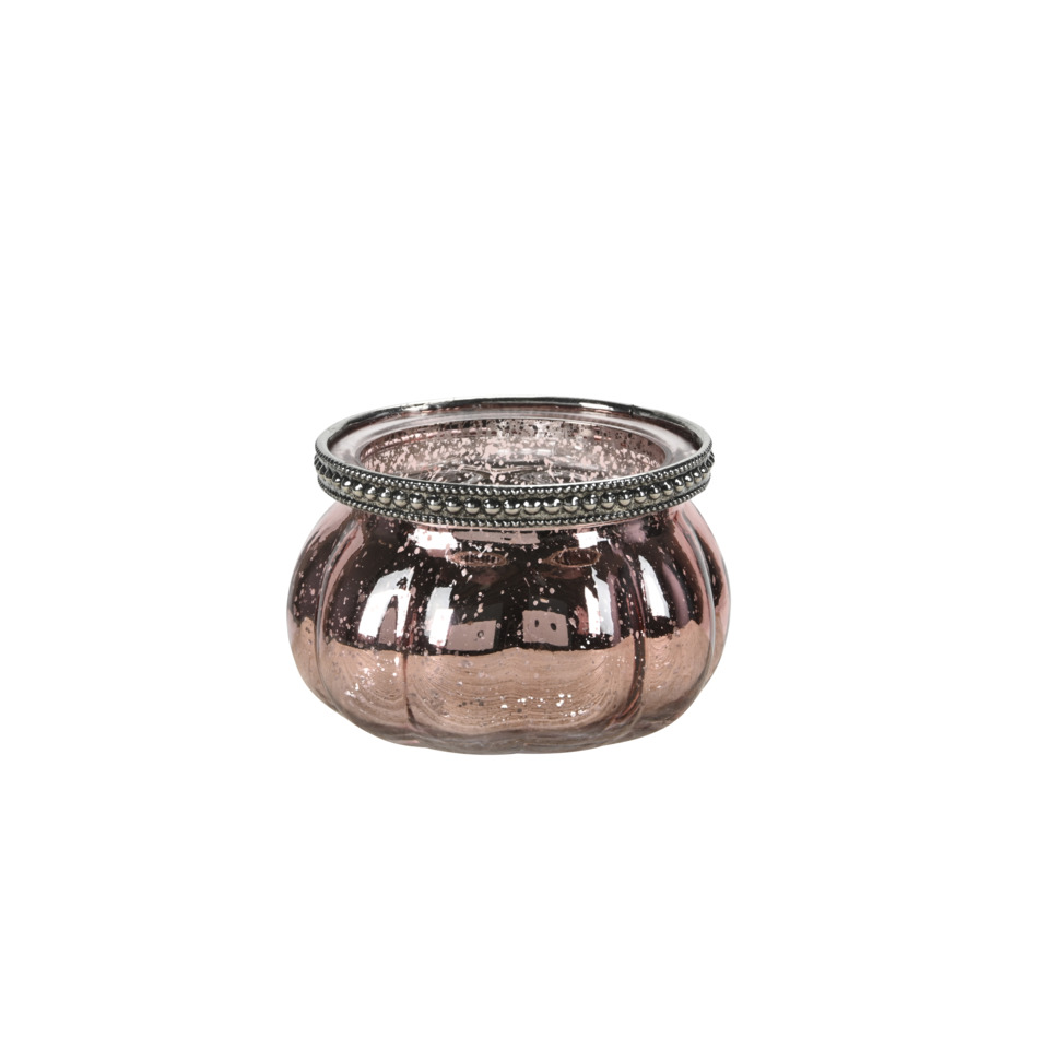Glassvase, Rosegold, Textured, Jar, Dekorationselement