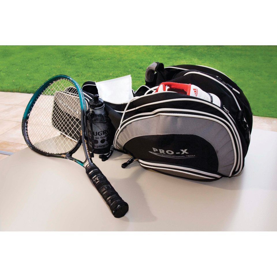 Tennisracket, Schläger, Sporttasche, Racketbag, Wasserflasche