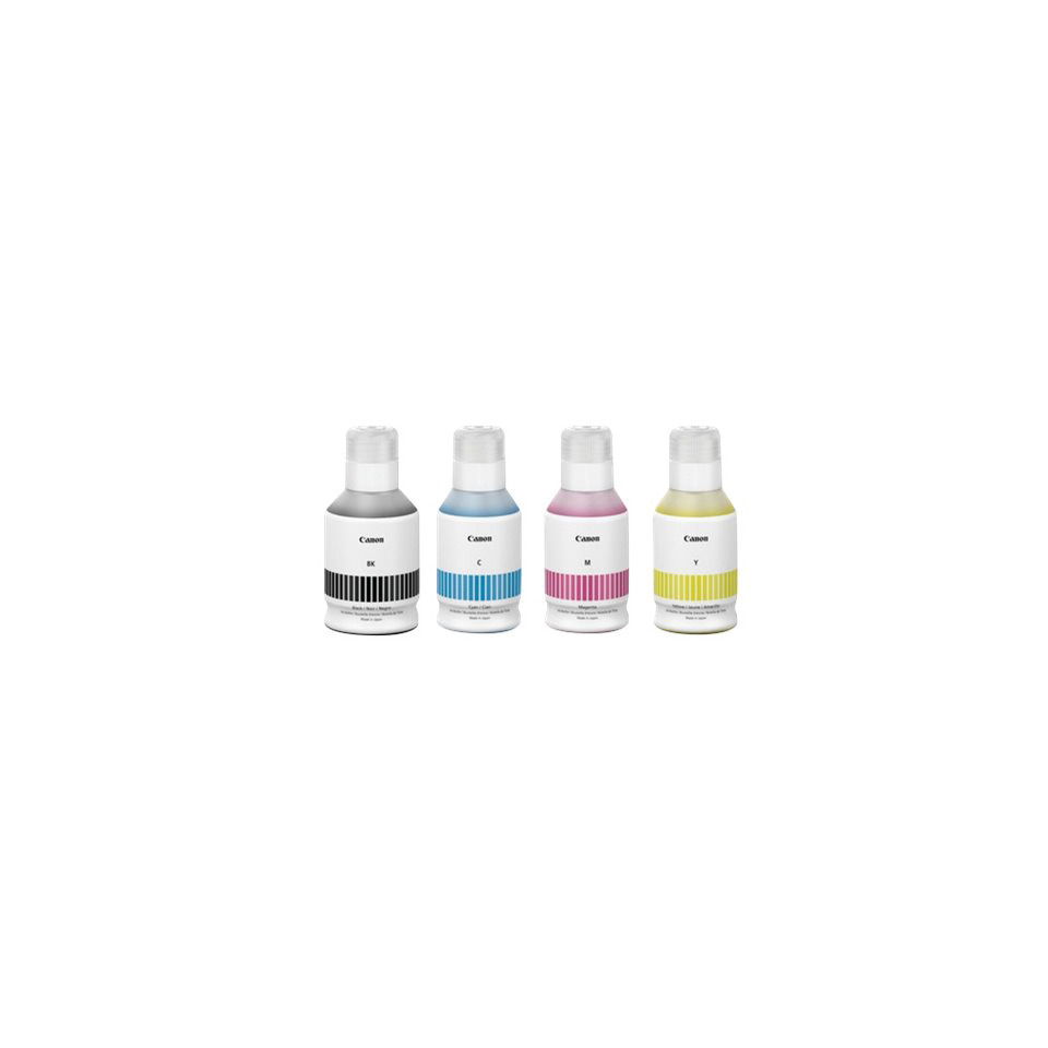 Tintenbelichtung, Tintenflasche, Canon Tinten, CMYK Tinten, Farbtinte