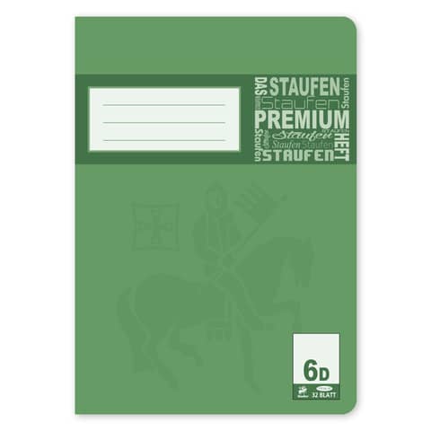 Heft, A5, 90g/m², 32 Blatt, Lin.6, blanko STAUFEN PREMIUM 734010606