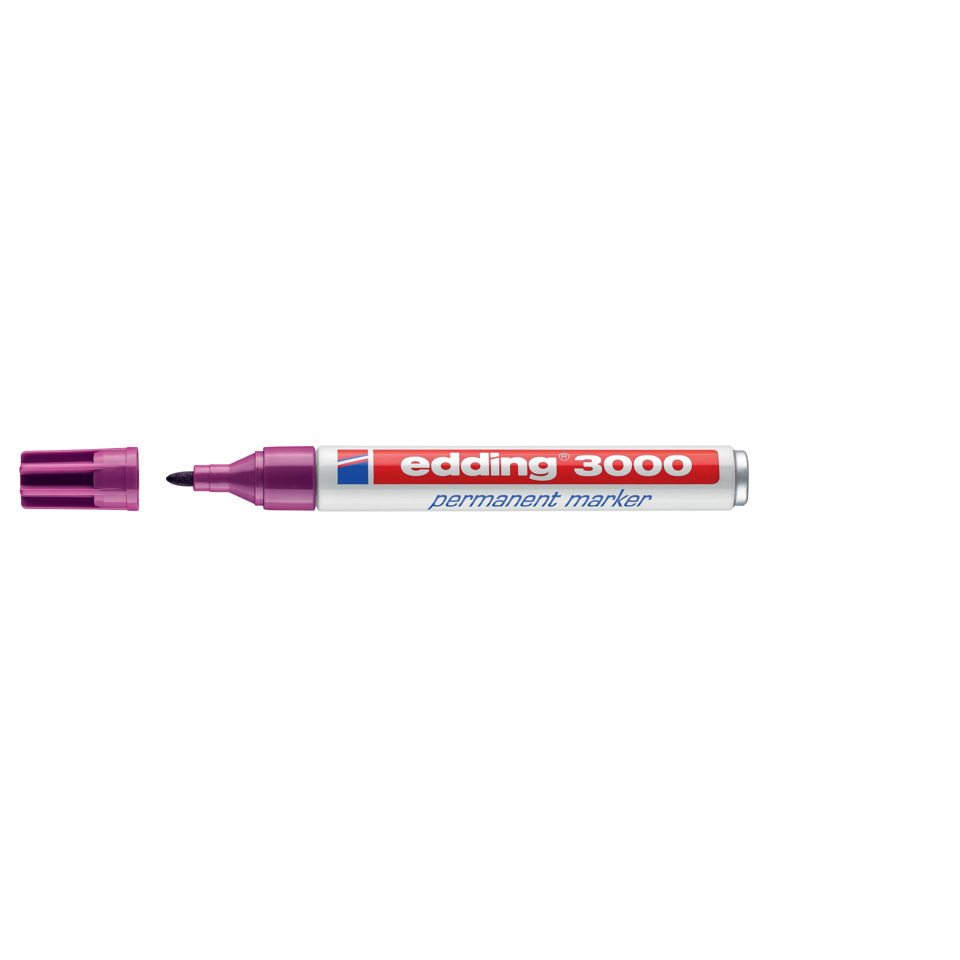 Marker, Permanent marker, Pink, Ultra-fine Spitze, Edging 3000