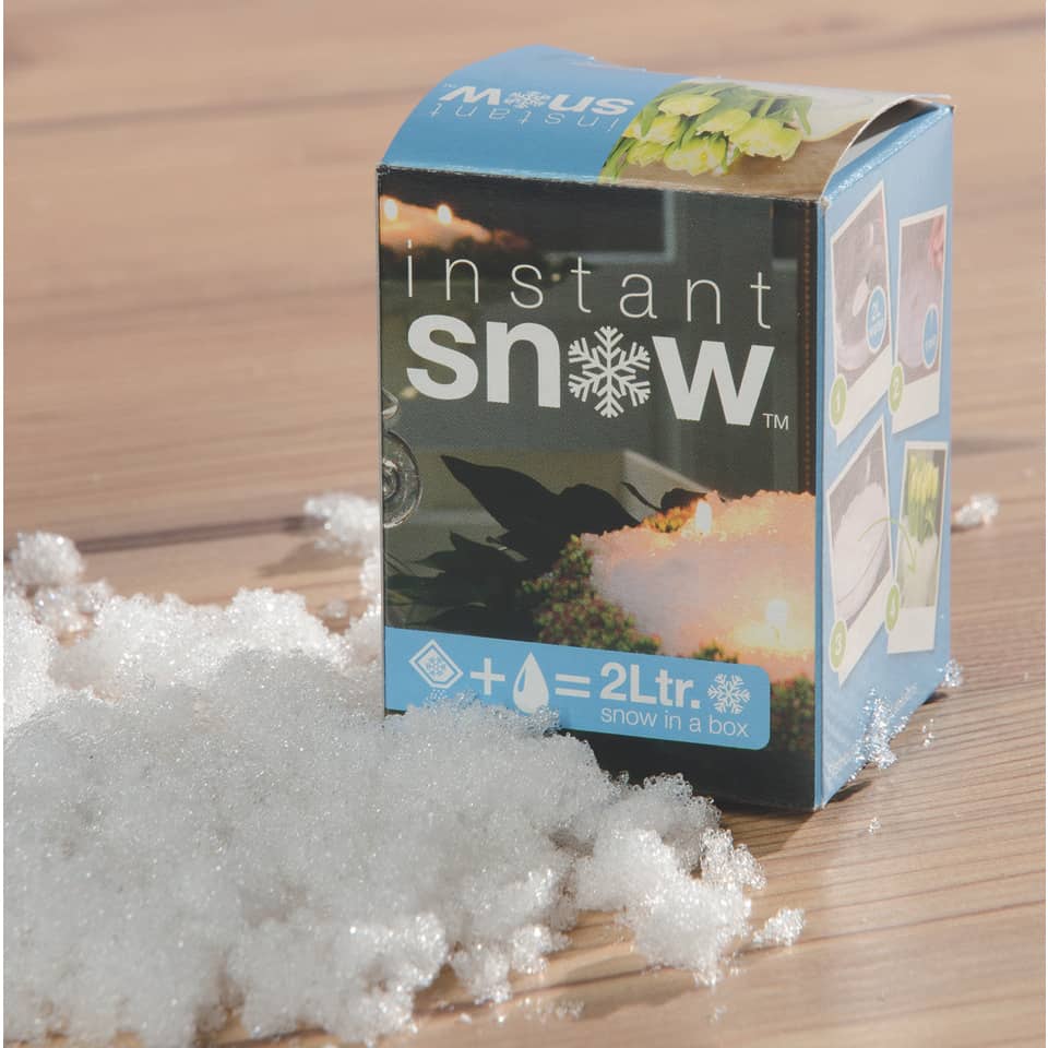 Schnee, Schneeersatz, 2Ltr, Schneekristalle, Schneebox