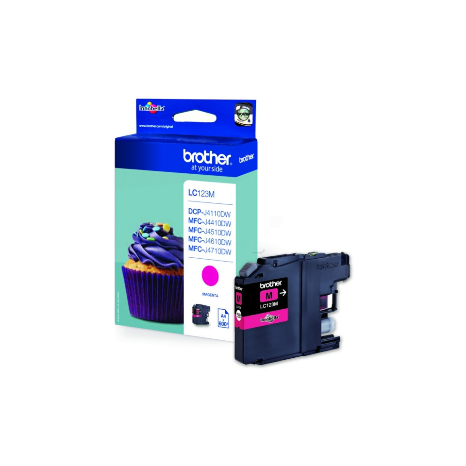 Inkjetpatrone, magenta BROTHER LC123M