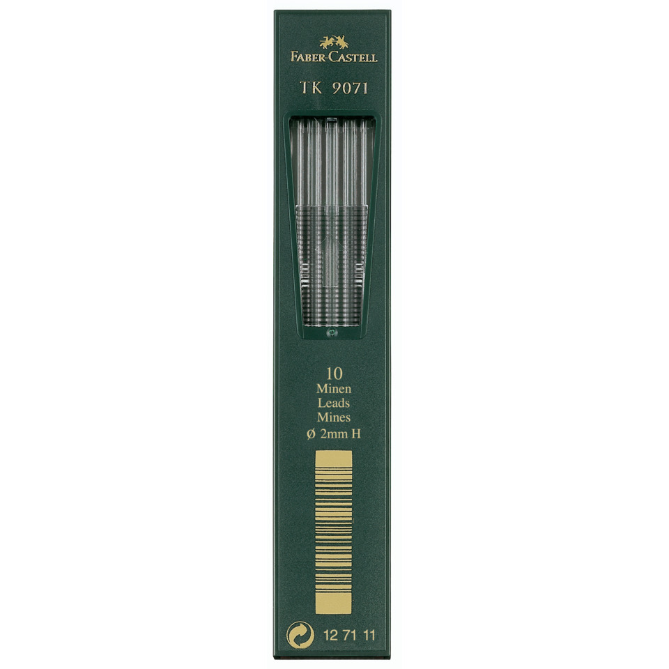 minen leads, 2mm, H, 10, packung