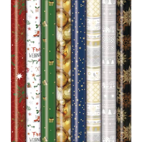 Weihnachts-Offset, 10mx70cm, sortiert PRÄSENTA 33097 252212