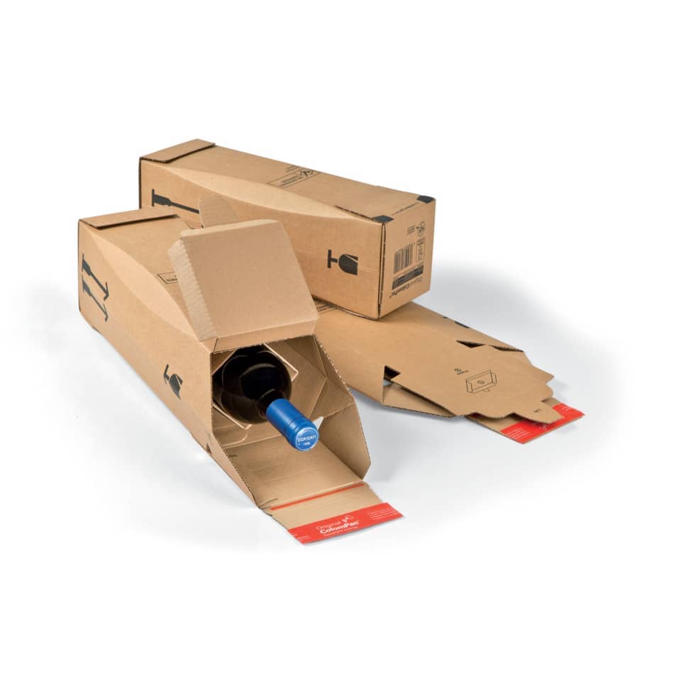 Kartonschachtel, Pappe, Flasche, Verpackung, Kartonrohr