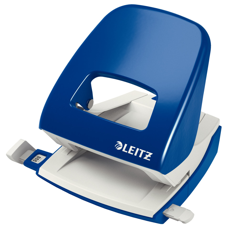 Locher, Schaukel-/Heftloch, Angemessene Grifffläche, Blau, Leitz