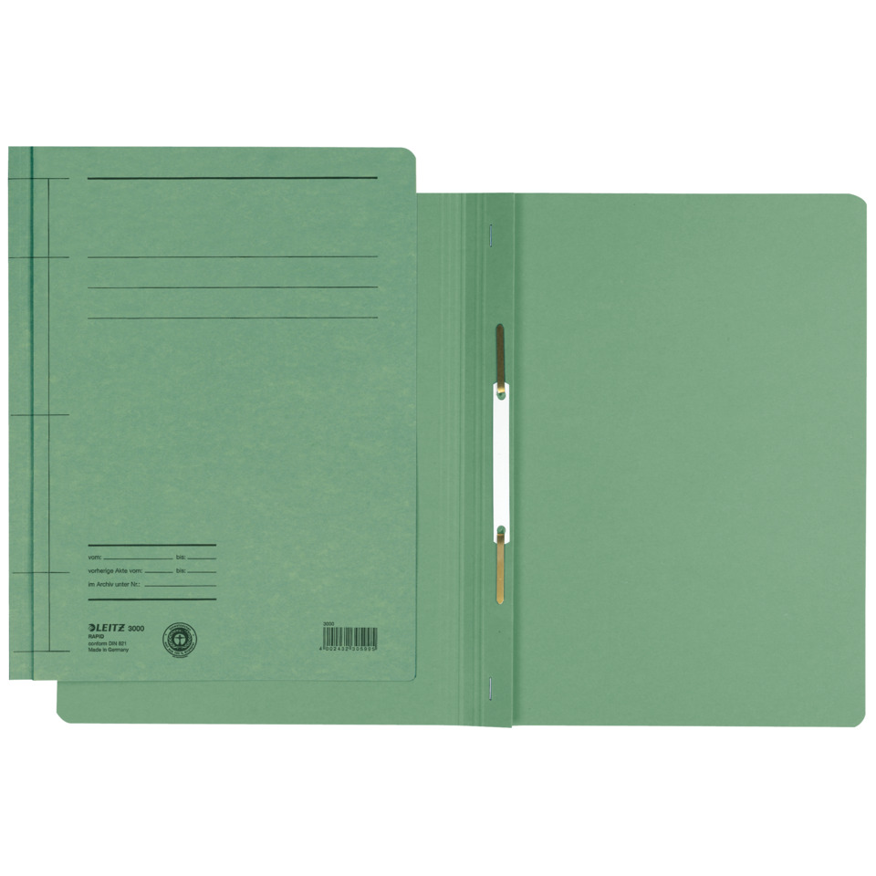 Ordner, A4-Ordner, Klemmbinder, Grün, Binder mit Schnellverschluss