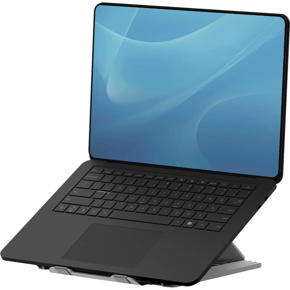 laptop, notebook, schwarz, Tastatur, Ständer