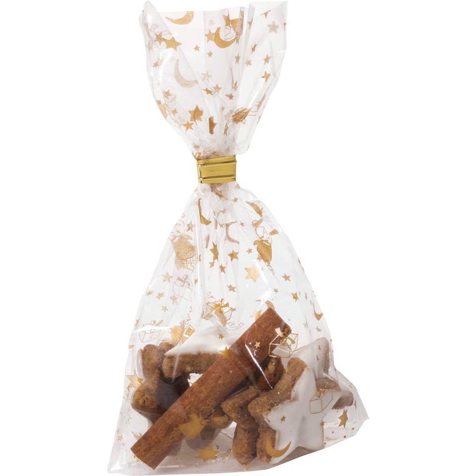 cookies, cinnamon sticks, gift bag, cinnamon treats, twist