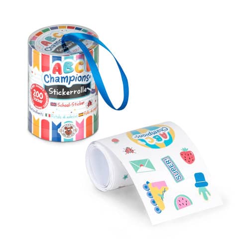 Sticker 200Stück Schulwelt sortiert   ABC Champions TRENDHAUS 962317