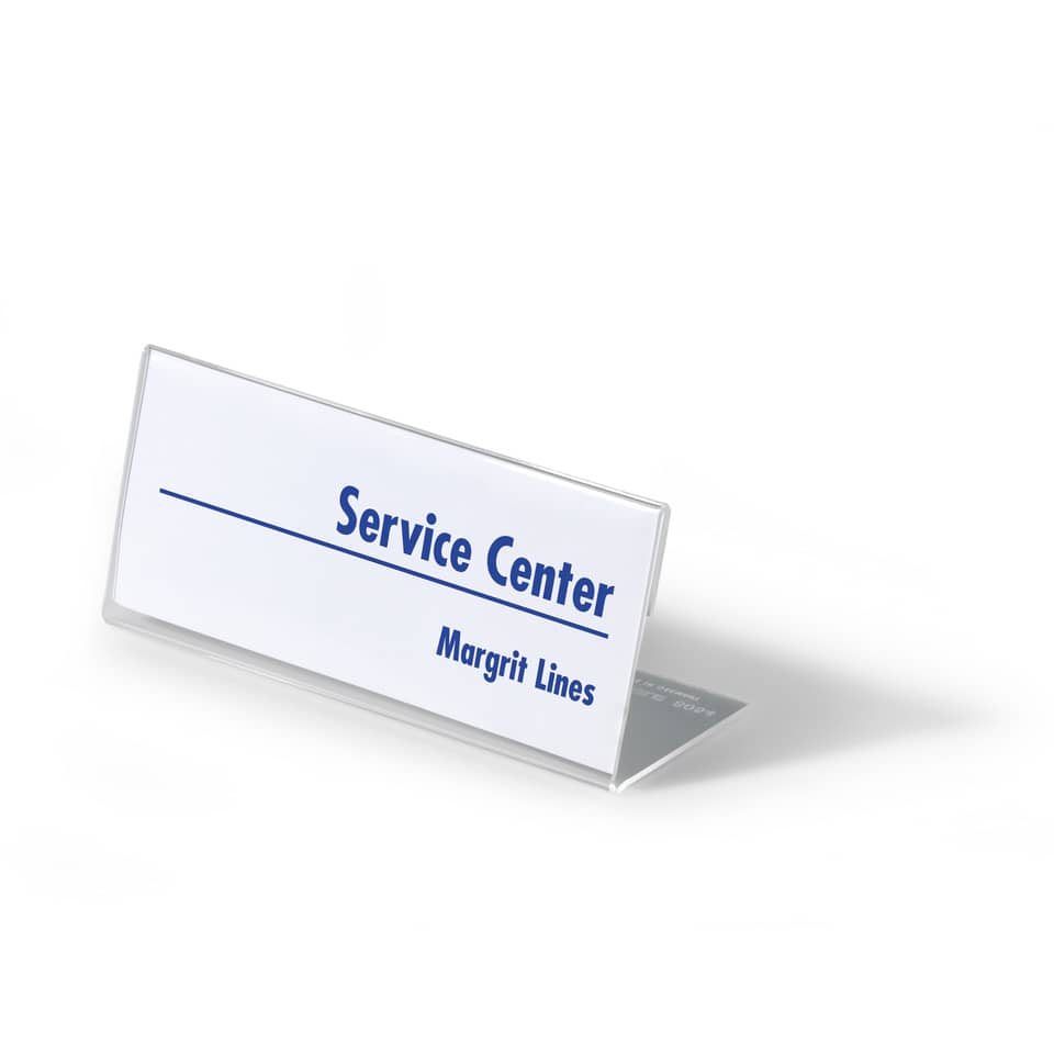 Service Center, Name Tag, Tischschild, Schreibtisch-Schild, Margrit Lines