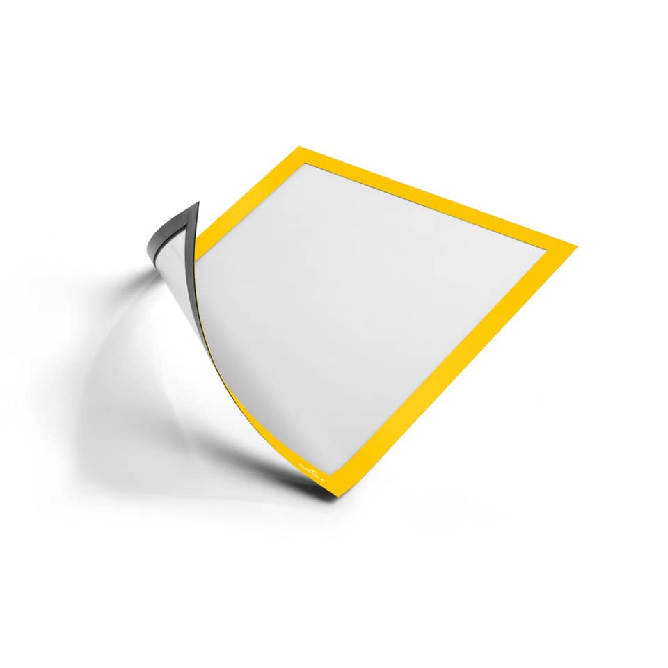 Info-Rahmen A4 DURAFRAME® MAGNETIC, gelb, 5 Stück DURABLE 4869 04