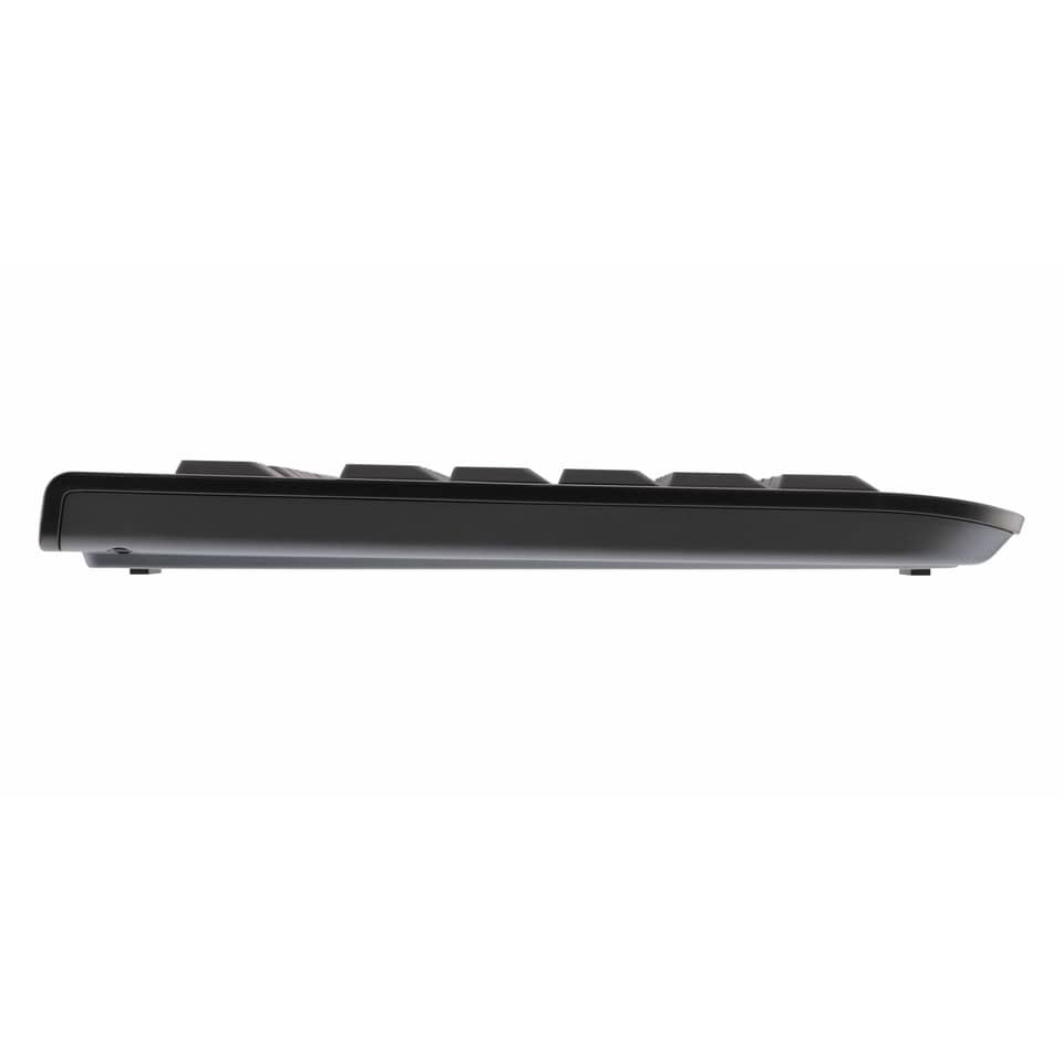 Tastatur, verkabelt, kompakt, dünn, schwarz