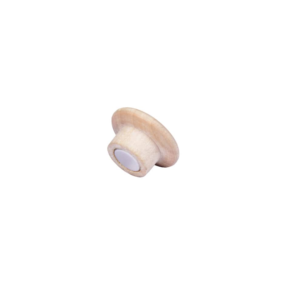Holzknopf, Knopf, Holzscheibe, Holzmaterial, creme