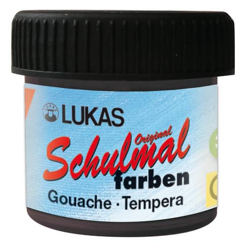 Schulmalfarbe, 18ml, schwarz LACUFA K102060