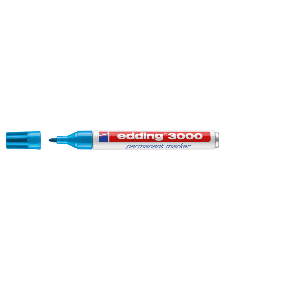Permanentmarker, blauer Marker, stift, MarkerPen, Spitze aus Metall