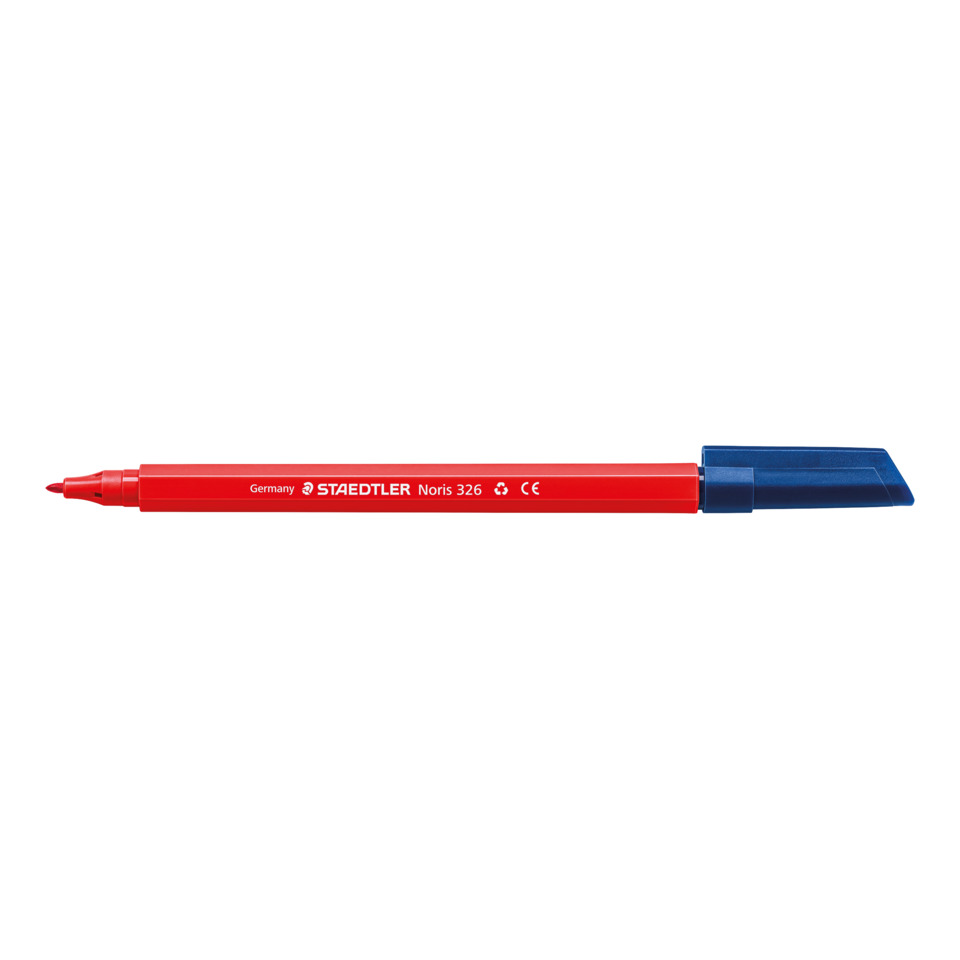 Marker, roter Marker, roter Stift, Tafelmarker, Staedtler Noris 326