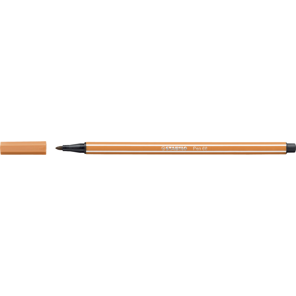Kunststift, Marker, Stabillo Pen 68, Orange, Filzstift