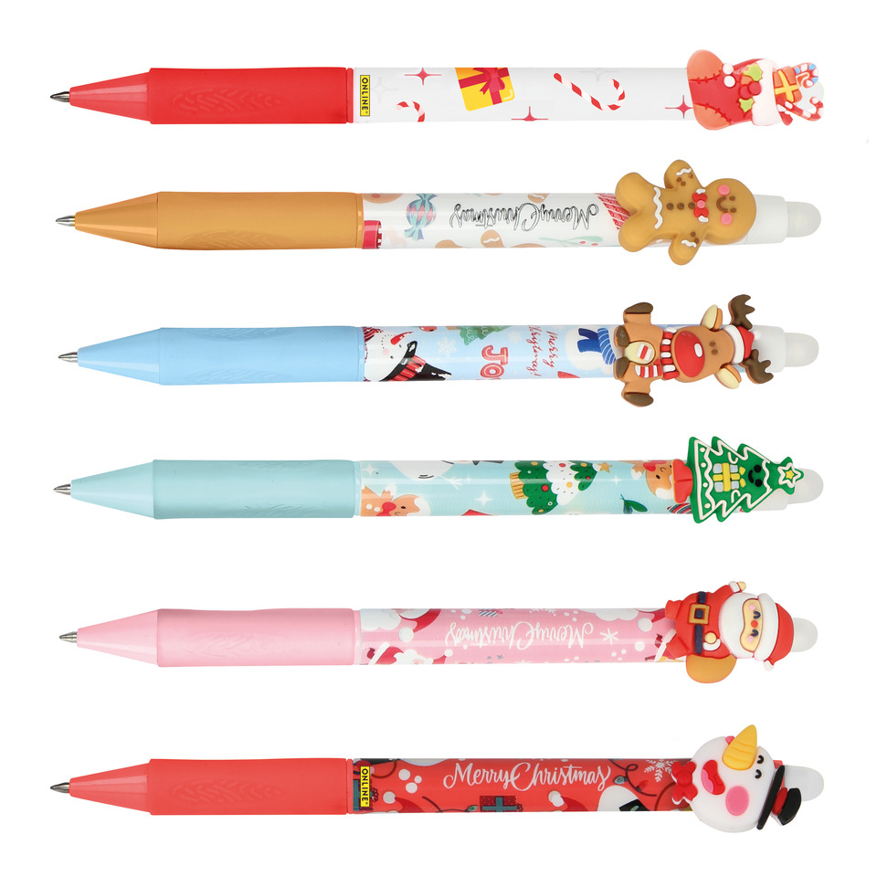 Kugelschreiber, Weihnachtsmotiv, Glitzer/Glanz, Weihnachtsdeko, Fröhliche Weihnachten