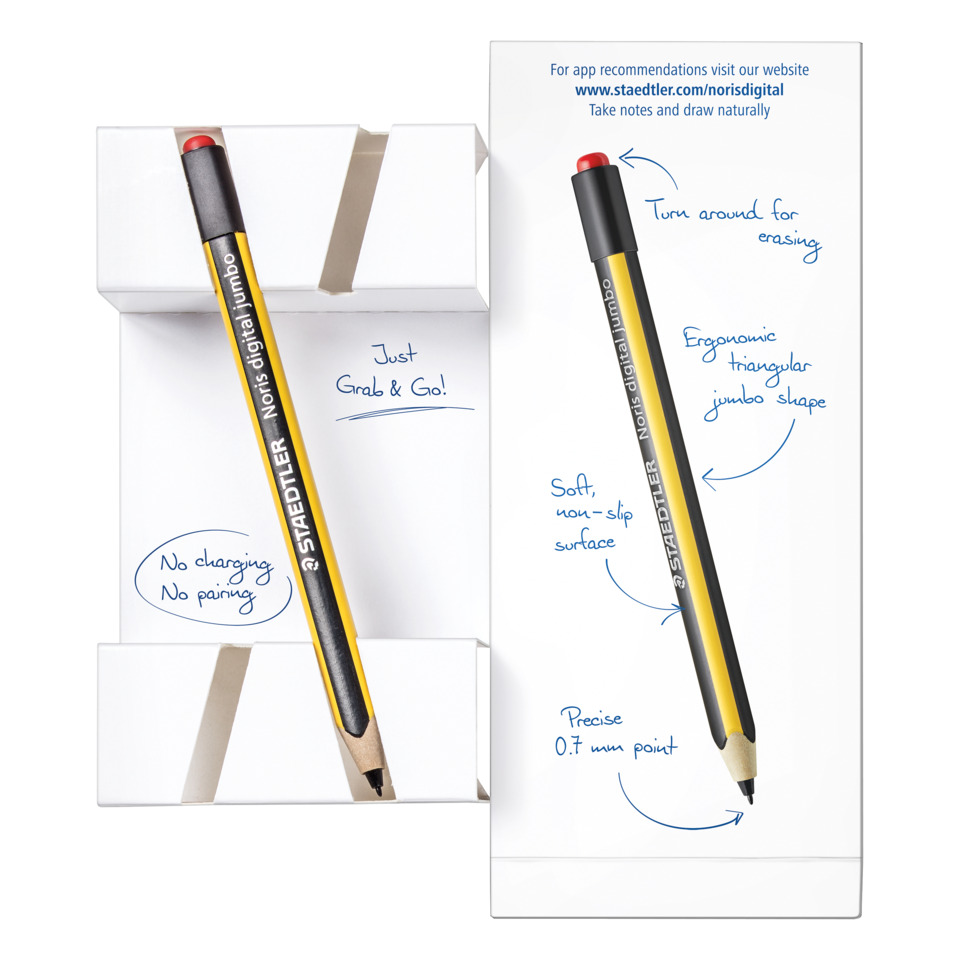 Bleistift, Ergonomischer Stift, Hexagonal Jumbo, Soft Non-Slip, 0.7 mm Spitze