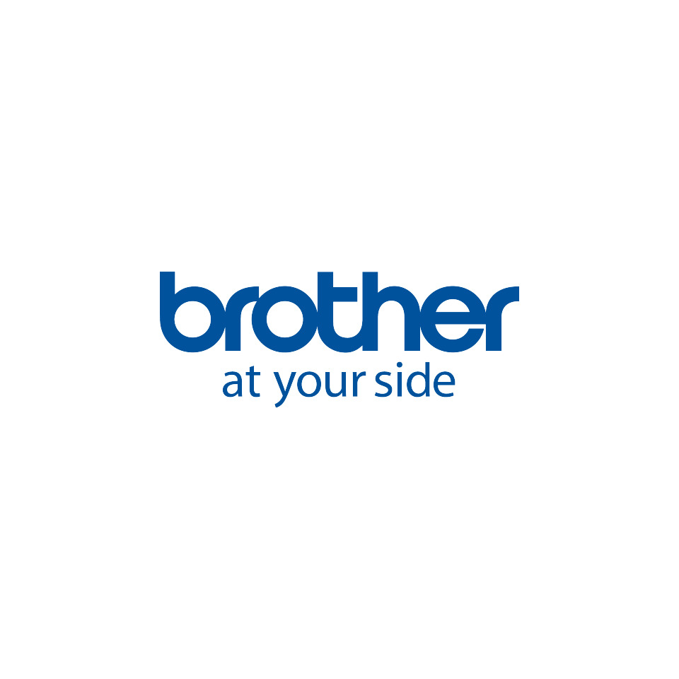 Logo, Brand logo, Blaue Schrift, Brother, An deiner Seite