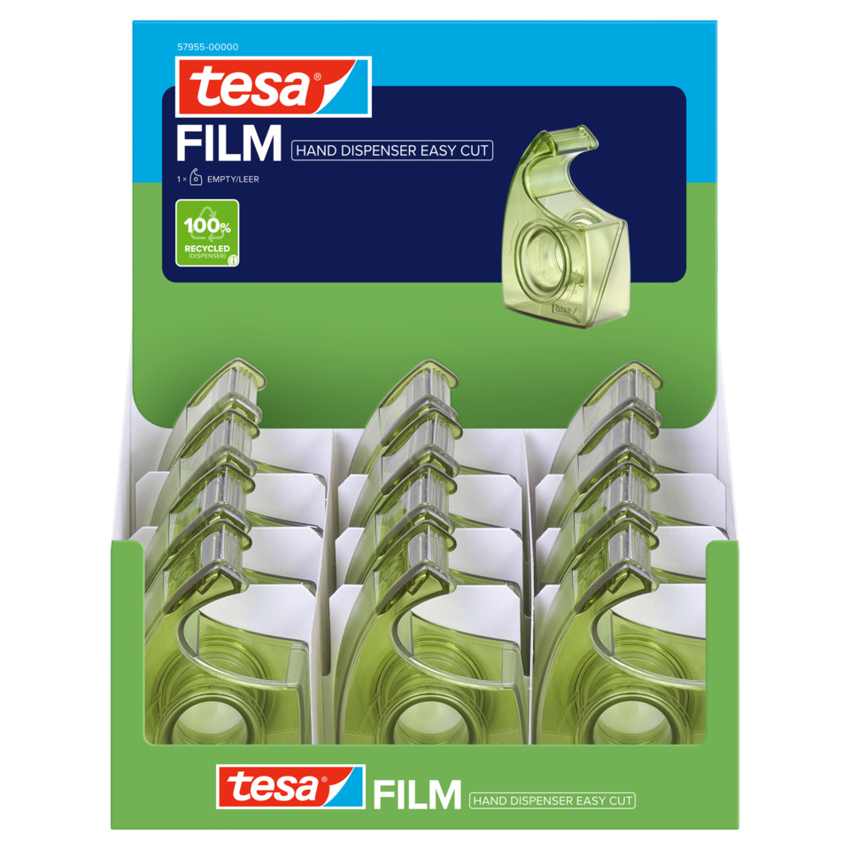 Hand dispenser, Film, Transparent green, Dispenser, Cutter