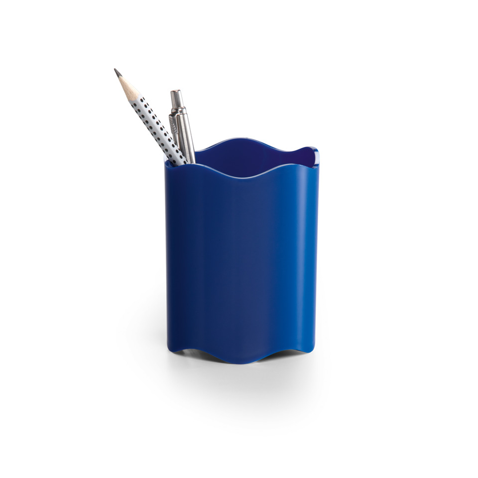 Stiftehalter, Pencil Holder, Kugelschreiber, Blau, Wellenform