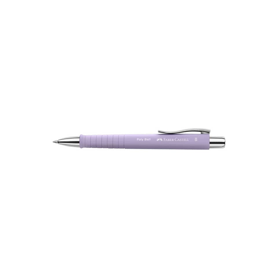 pen, mechanical, lila, clip, polyball