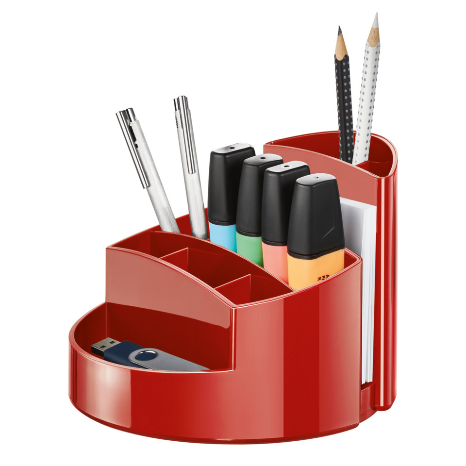 Organiser, Schreibtischzubehör, Kugelschreiber, Marker, USB-Stick