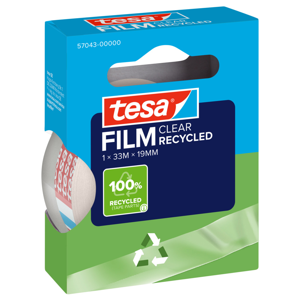 Filmmaterial, Transparent, recyceltes, Klebeband, Bandrolle