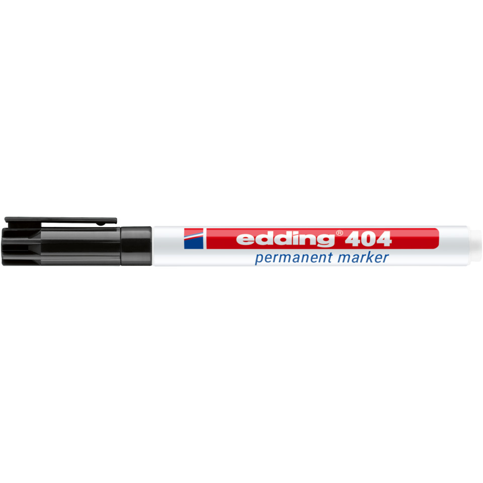 Marker, Permanent marker, Edging, Schwarz, Weißer Körper