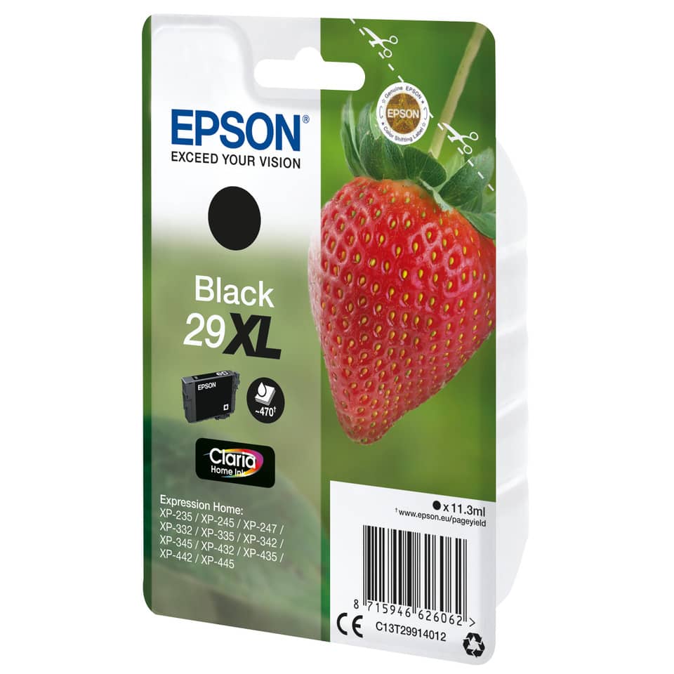 Tintenpatrone, XP-29, Schwarz, XL, Epson