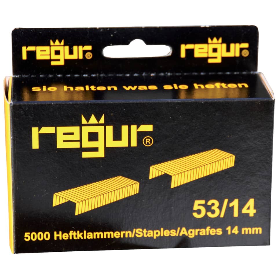 Heftklammern, Staples, 14 mm, 5000 Stück, Regur