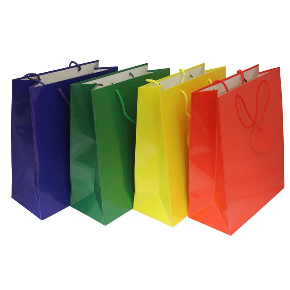  Einkaufstaschen,  Geschenktaschen,  bunt,  Tragetaschen,  Papierbeutel
