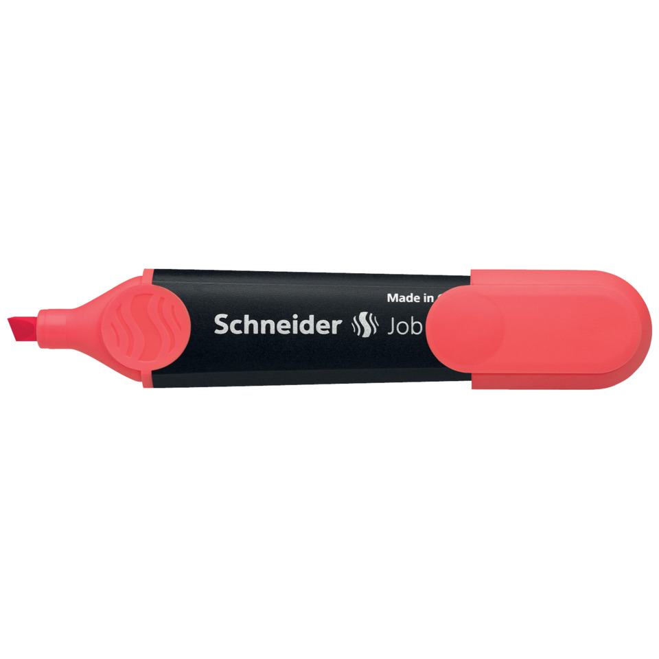 Klebeband-Clip, Marker, Korrektur-Stift, Schneider, Kunststoff, neon-rosa, Sicherheitsclip, Halter