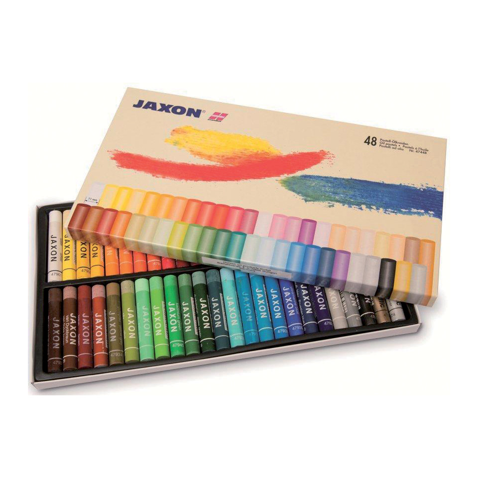 Pastell-Ölkreide, 48 Stück, sortiert JAXON 47448