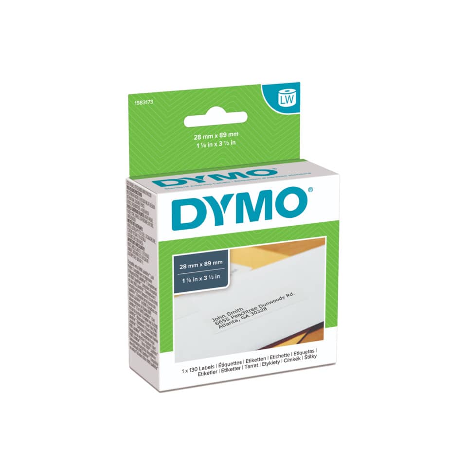 etiketten, selbstklebende etiketten, DIN A4 (80 g/m²), DYMO etikettenbox, großpackung